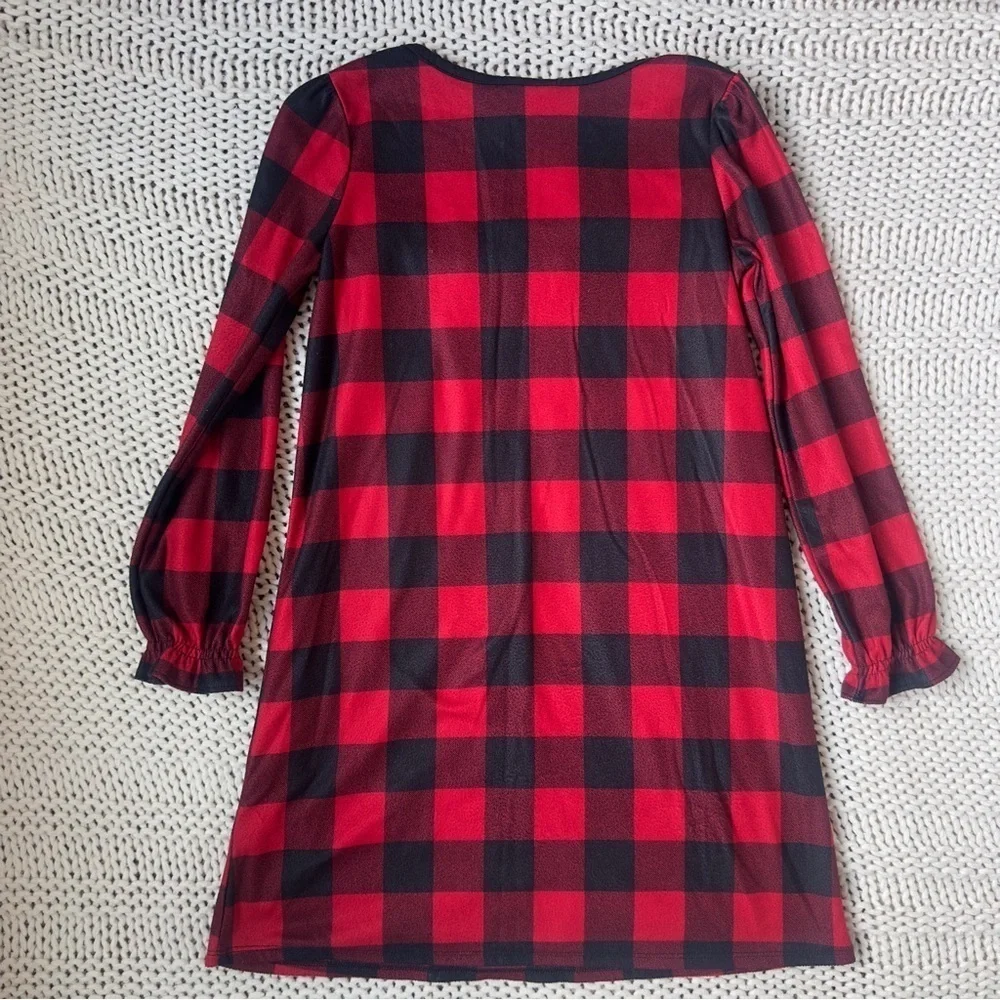 Wondershop Girl's Black and Red Ruffled Sleepwear Size 8